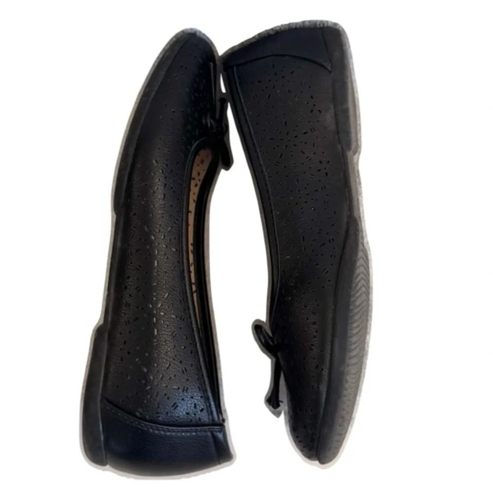 Naturalizer Natural Soul Magical Black Ballet Flats Size 6